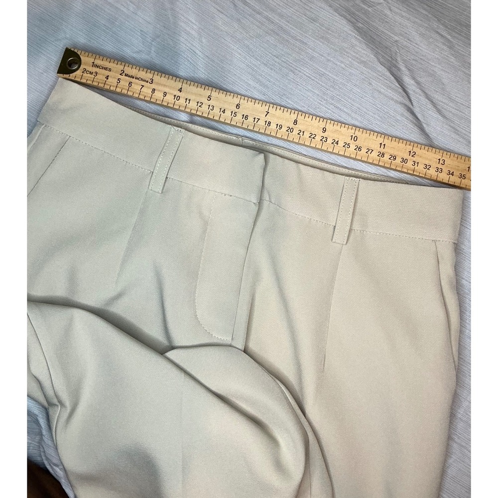 Avec Les Filles Beige Wide Leg Pants Quiet Luxury Minimalist Womens 2 Old Money - Picture 3 of 9
